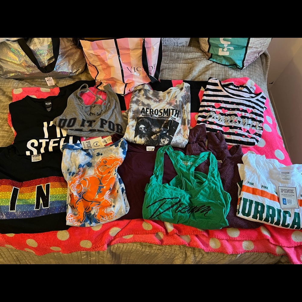 10 Vs pink tops pride